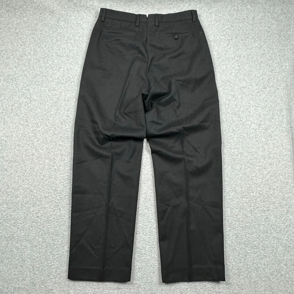 Banana Republic Emerson Dress Pants Mens 35x32 Black Wool Business Casual Work